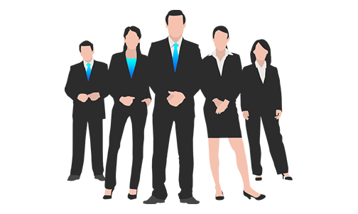 Graphics of Business team